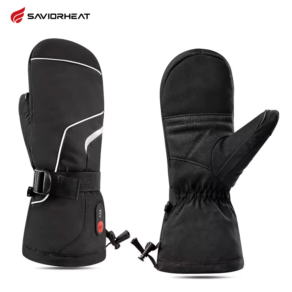 Ski Glove Waterproof - Gants chauffants électriques thermiques en coton,