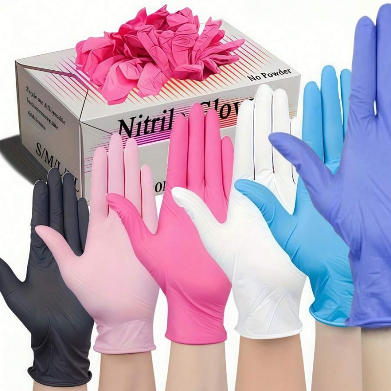 Nitrile Mechanic Glove - Gants jetables en Nitrile, 100 pièces,