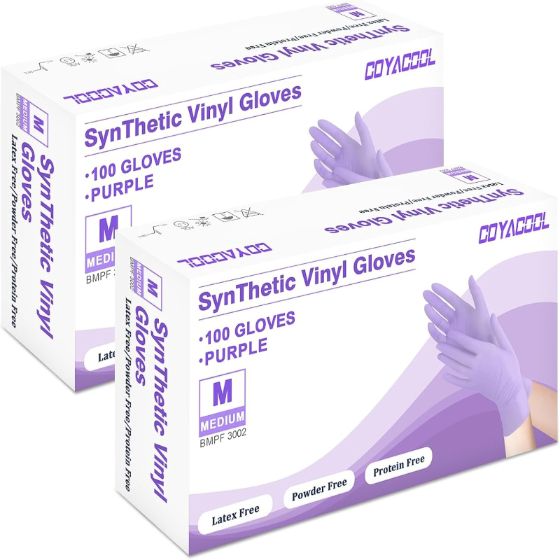 Gants en nitrile violets jetab - Exam Glove Nitrile avis et prix