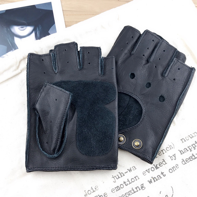 Gants de moto rétro en cuir de - Leather Driving Glove avis et prix