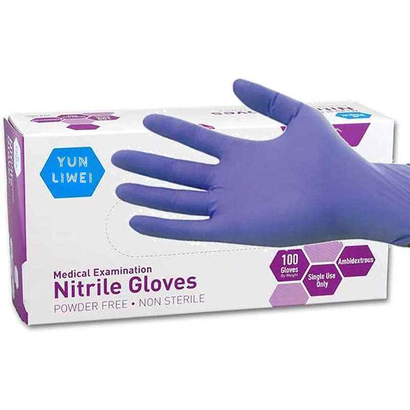 Gants en nitrile souple violet - Exam Glove Nitrile avis et prix