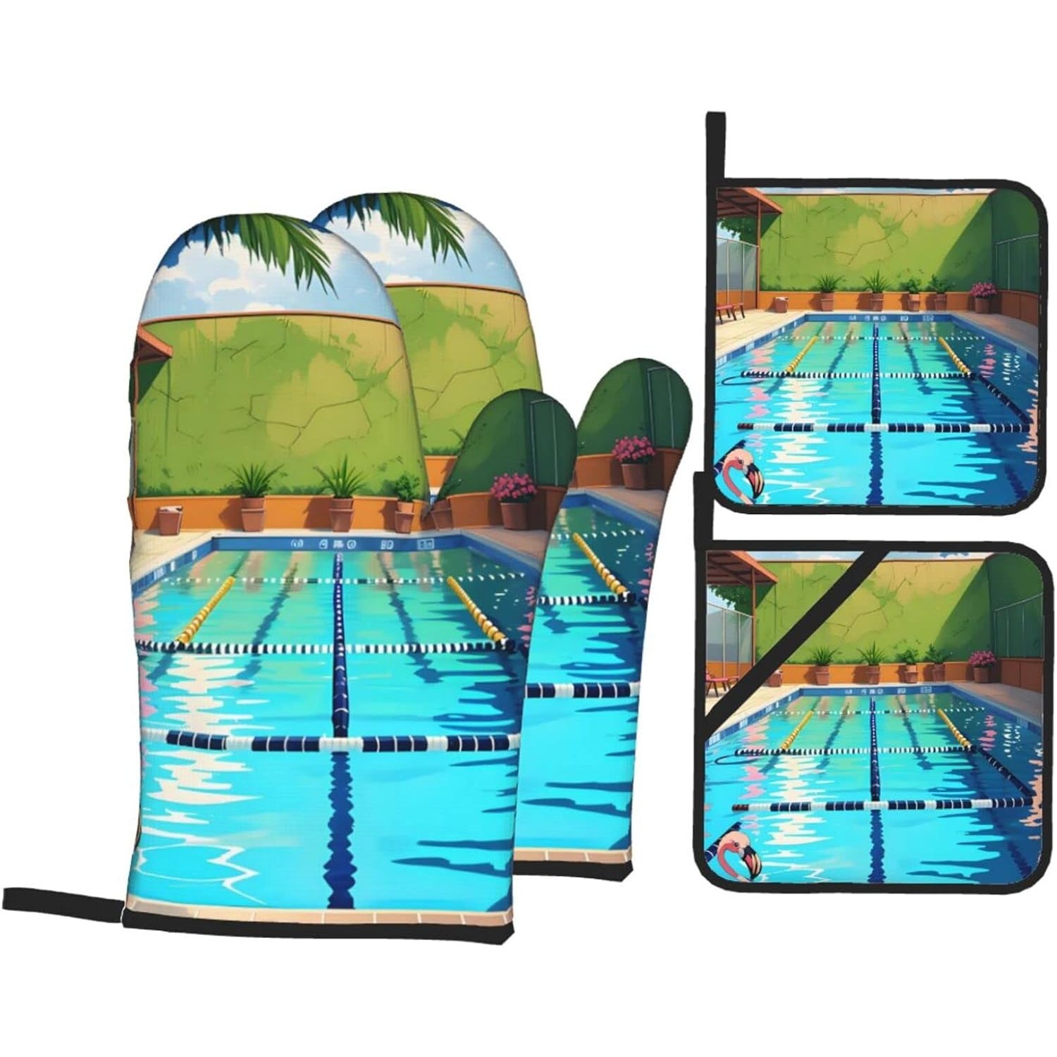 Mitaines et poêles de four en  - Oven Mitt Silicone avis et prix
